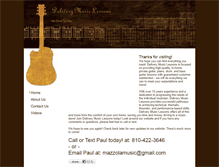 Tablet Screenshot of deliverymusiclessons.com